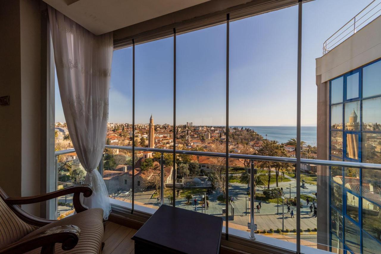 Lovely Flat With Sea View Near Beach In Muratpasa Antalya Kültér fotó